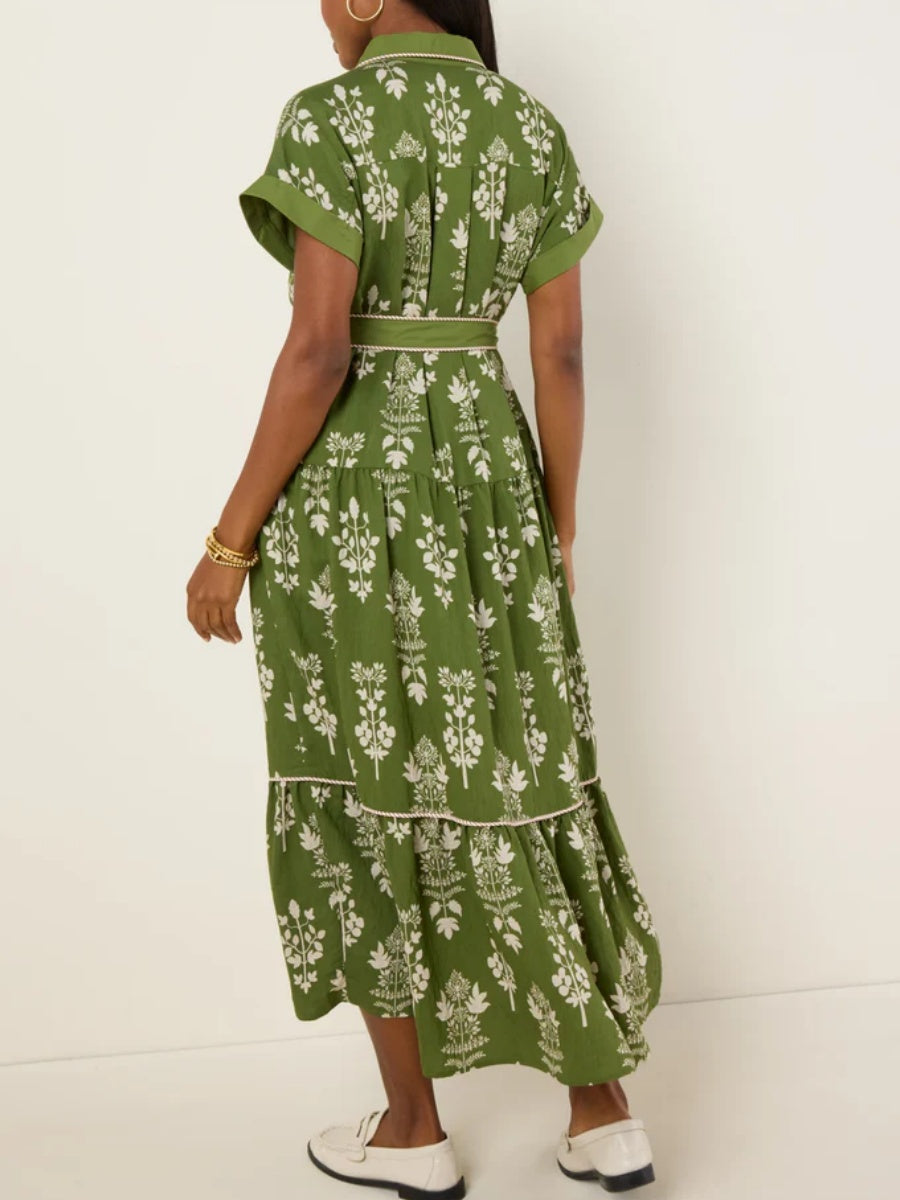 Allover Floral Print Dress