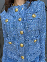 Tweed Jacket with Gold Buttons