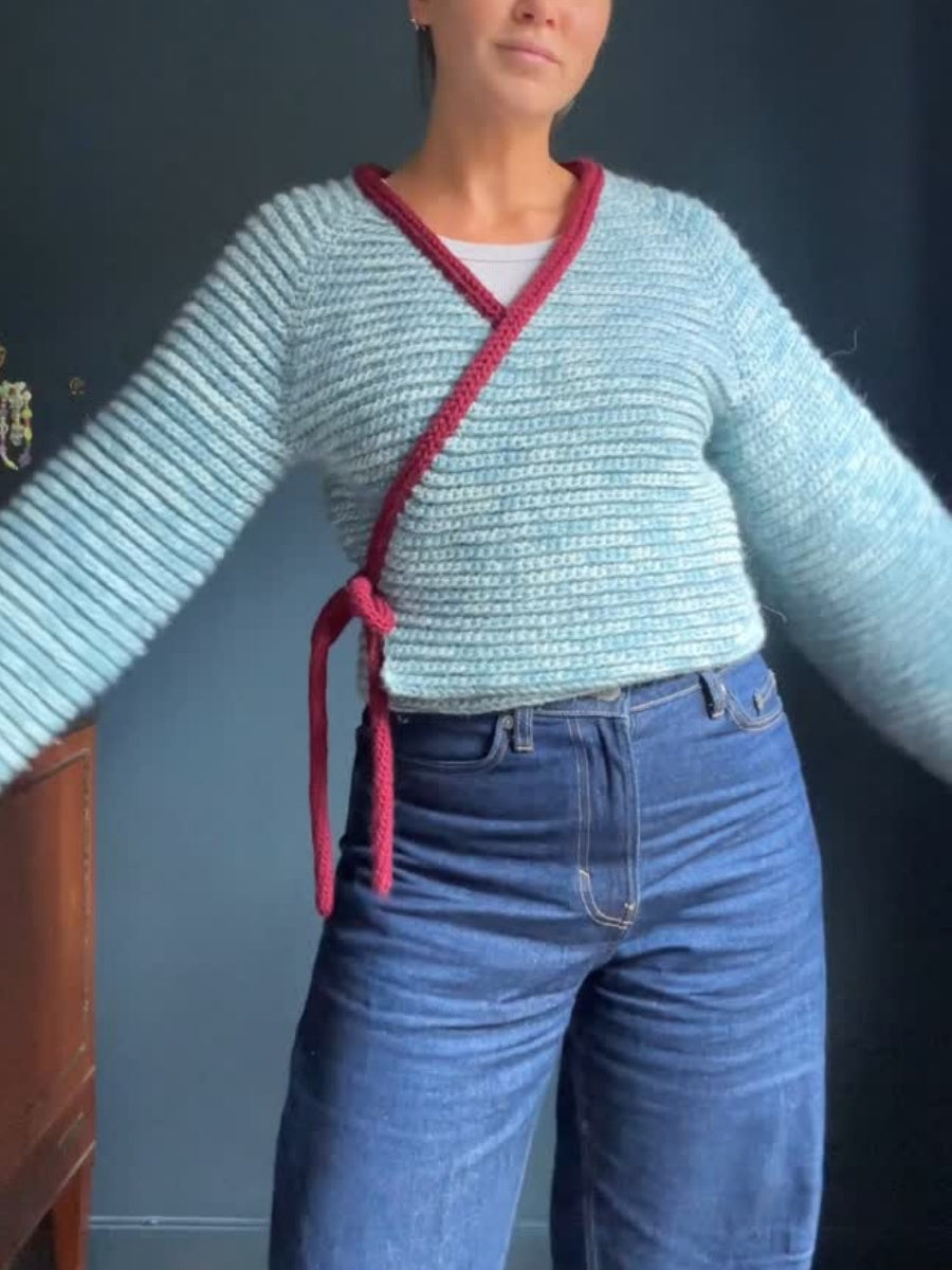 Crochet Wrap Sweater