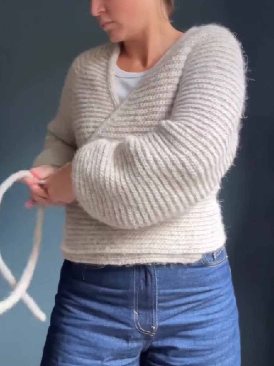 Crochet Wrap Sweater