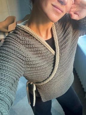 Crochet Wrap Sweater