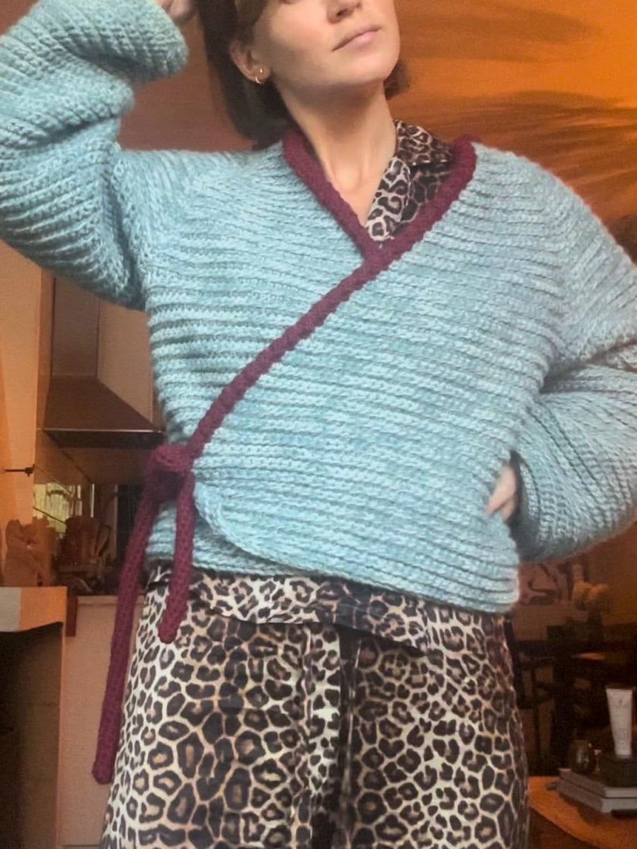 Crochet Wrap Sweater