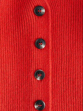 Rib-Knit Cardigan