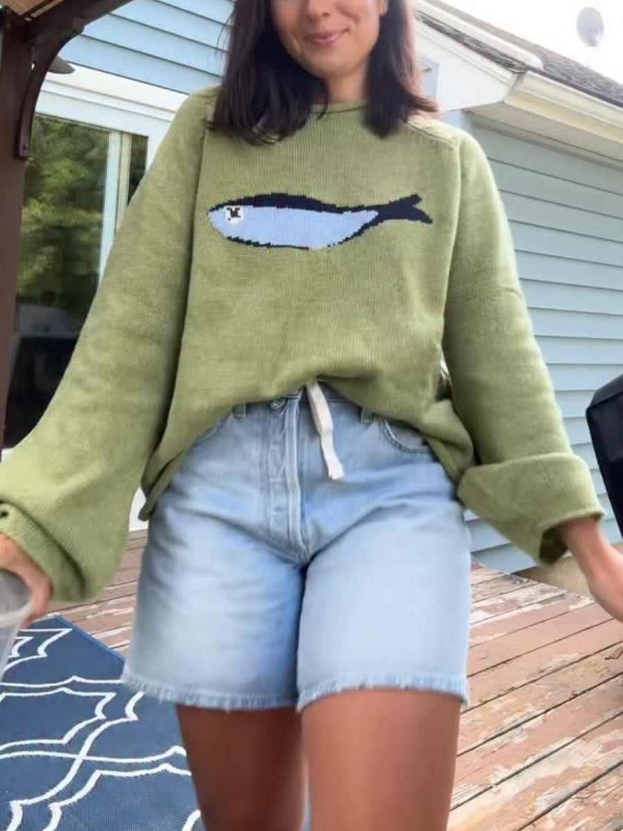Gone Fishing Sweater