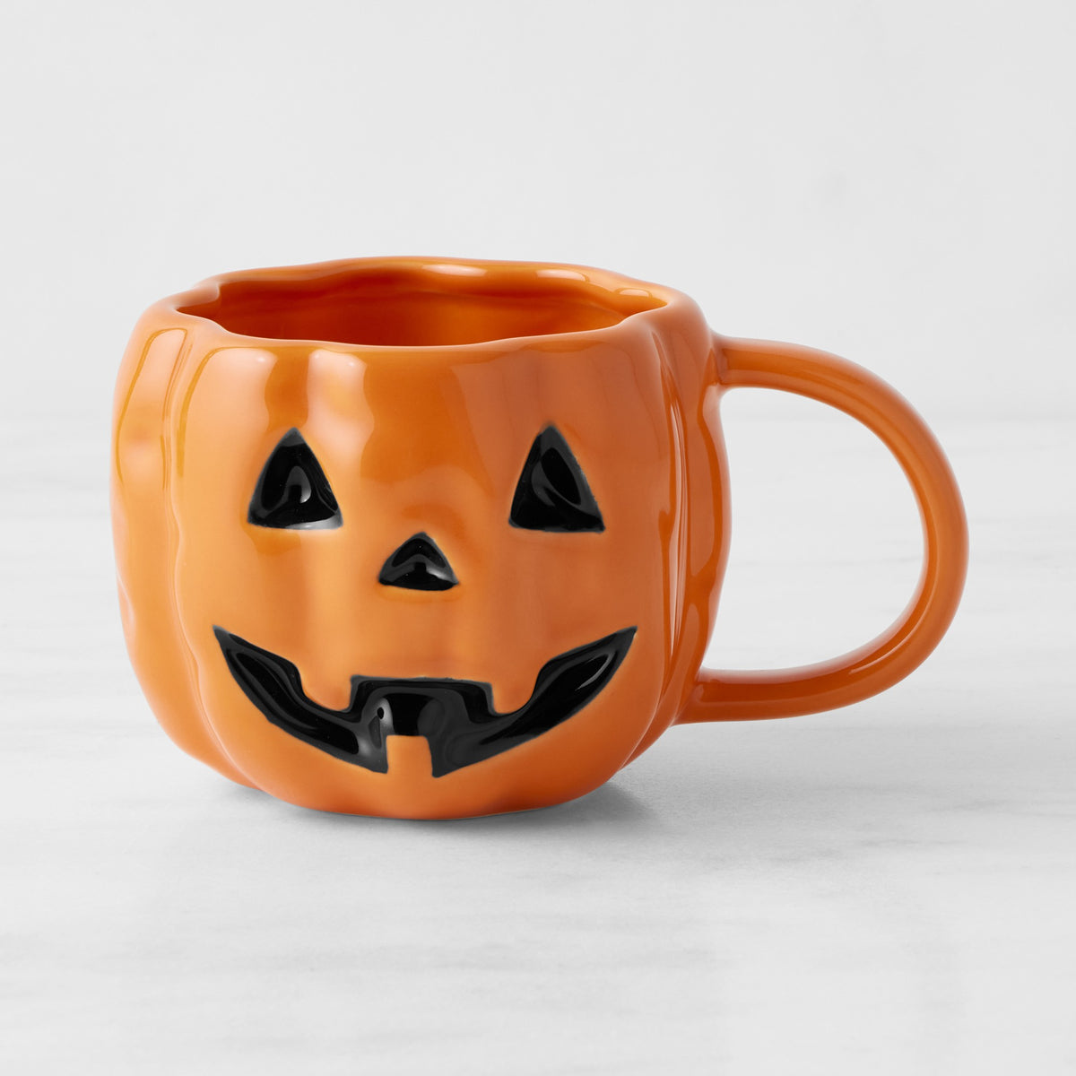 Pumpkin & Ghost Figural Mugs