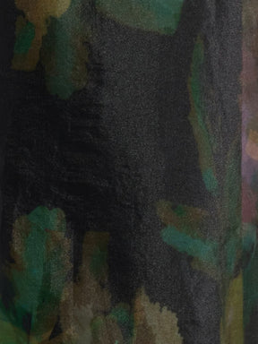 Tie Neck Organza Cocktail Dress