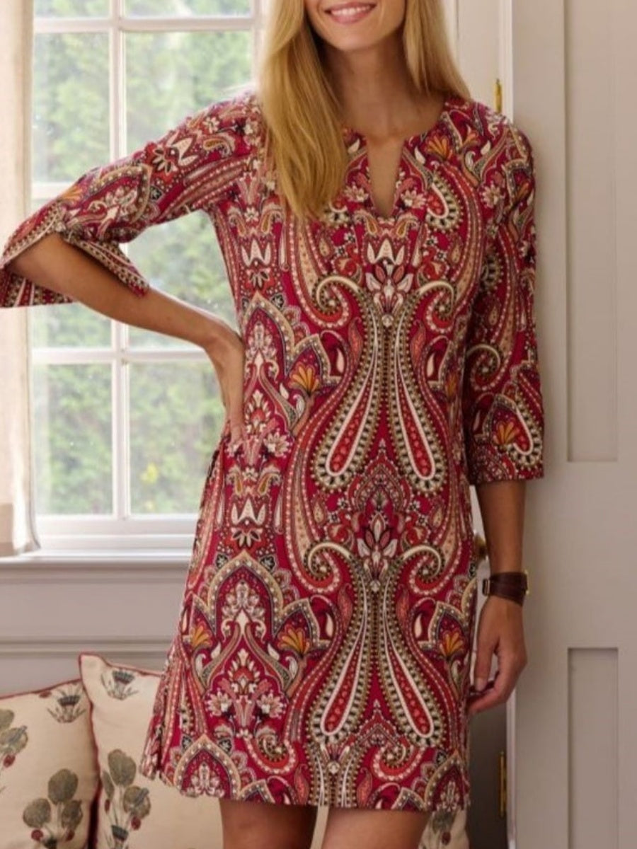 3/4 Sleeve Dress