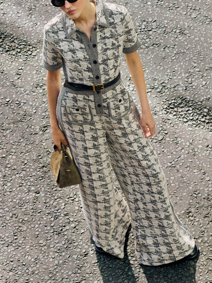 Tweed Jumpsuit