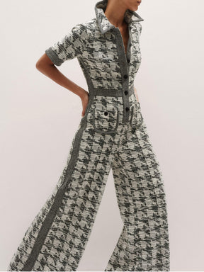 Tweed Jumpsuit