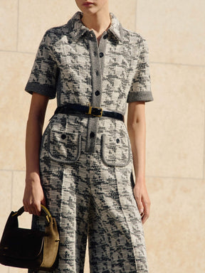 Tweed Jumpsuit