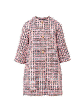 Eyelash Tweed Coat