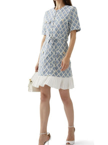 Cotton & Linen Blend Mini Dress
