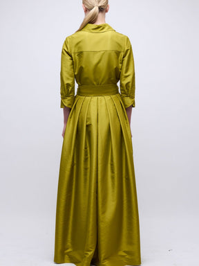 BELTED DRESS GOWN