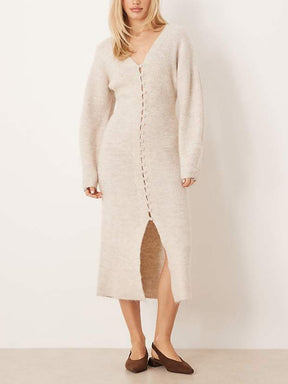 Shaped Knitted Dress