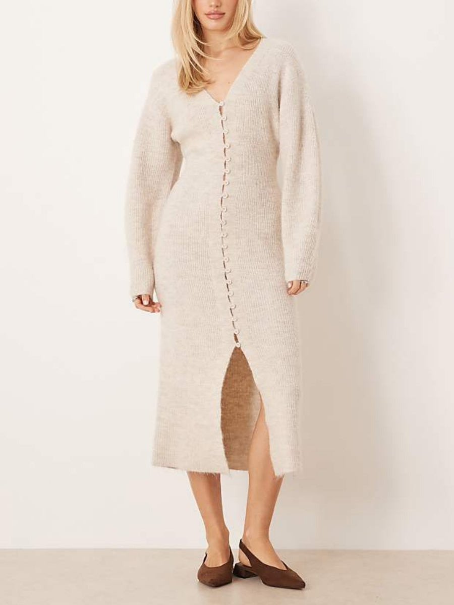 Shaped Knitted Dress