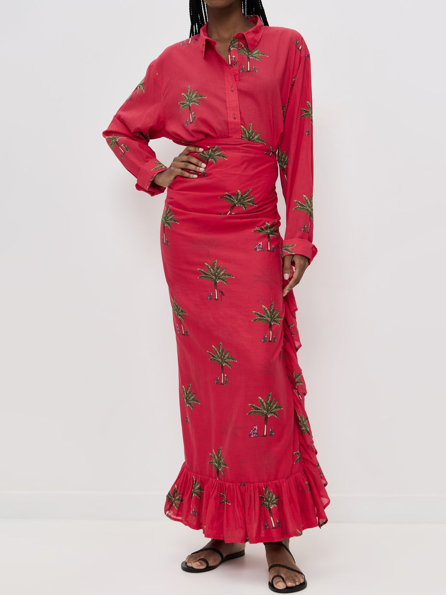 Tie Waist Two Pieces Dress