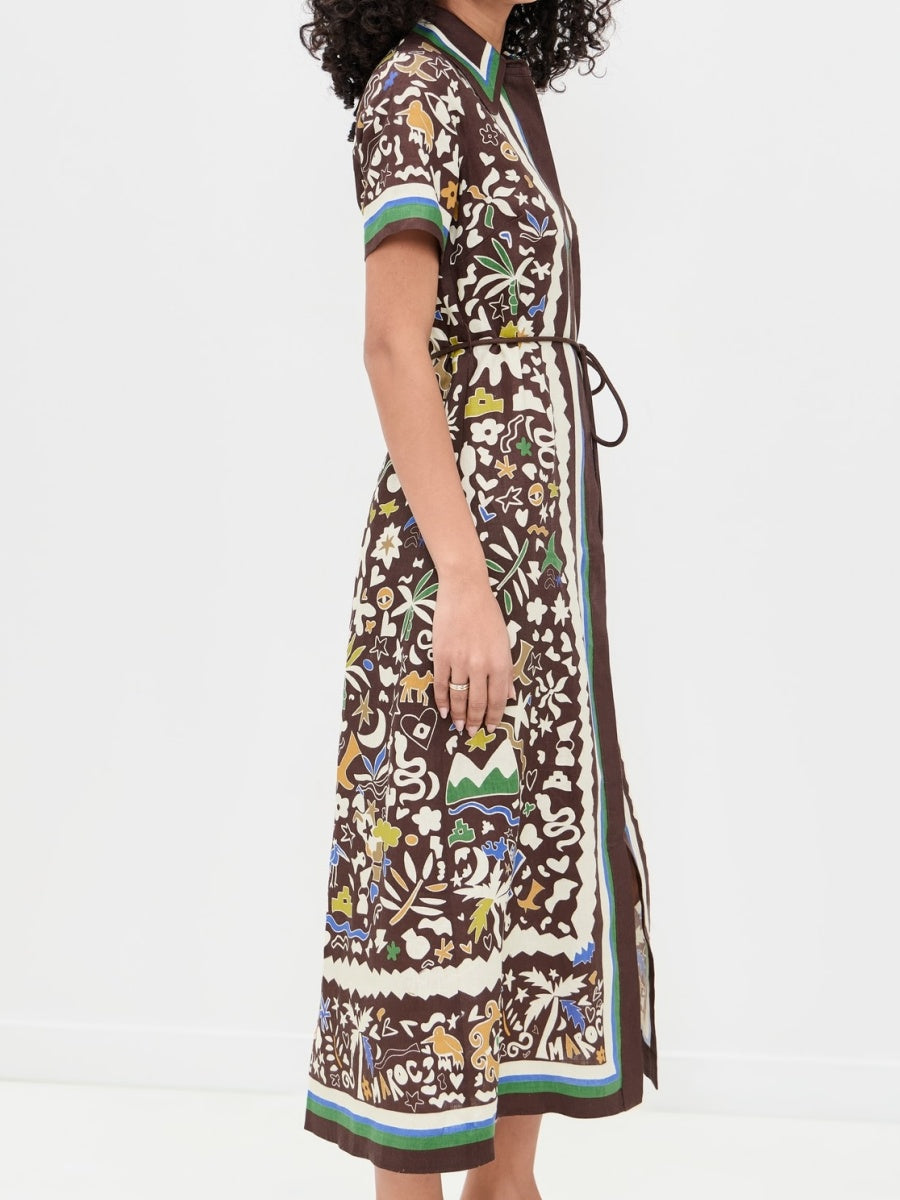 Short Sleeves Shirtdress