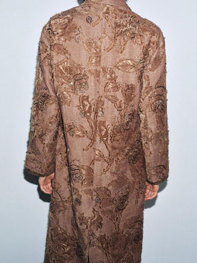 EMBROIDERED LONG COAT
