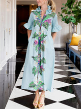 Ruffle Sleeves Dress