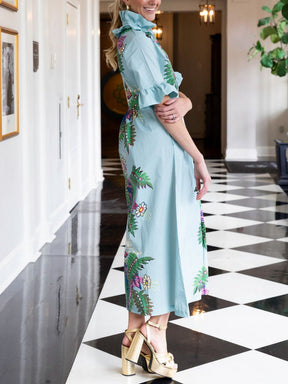 Ruffle Sleeves Dress