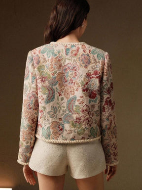 Floral Embroidery Coat