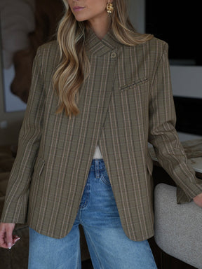 Asymmetrical blazer