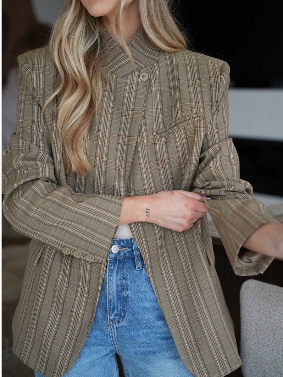 Asymmetrical blazer