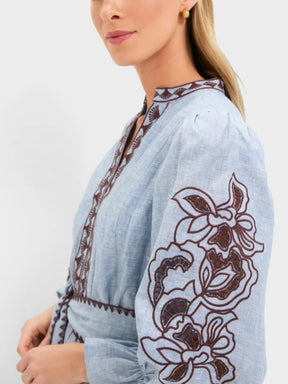 Embroidered Dowling Mini Dress