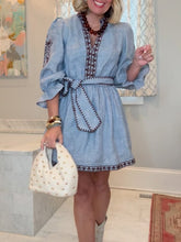 Embroidered Dowling Mini Dress