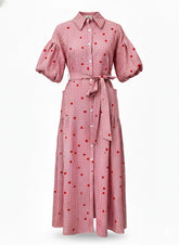 Plaid Casual Shirt Dress