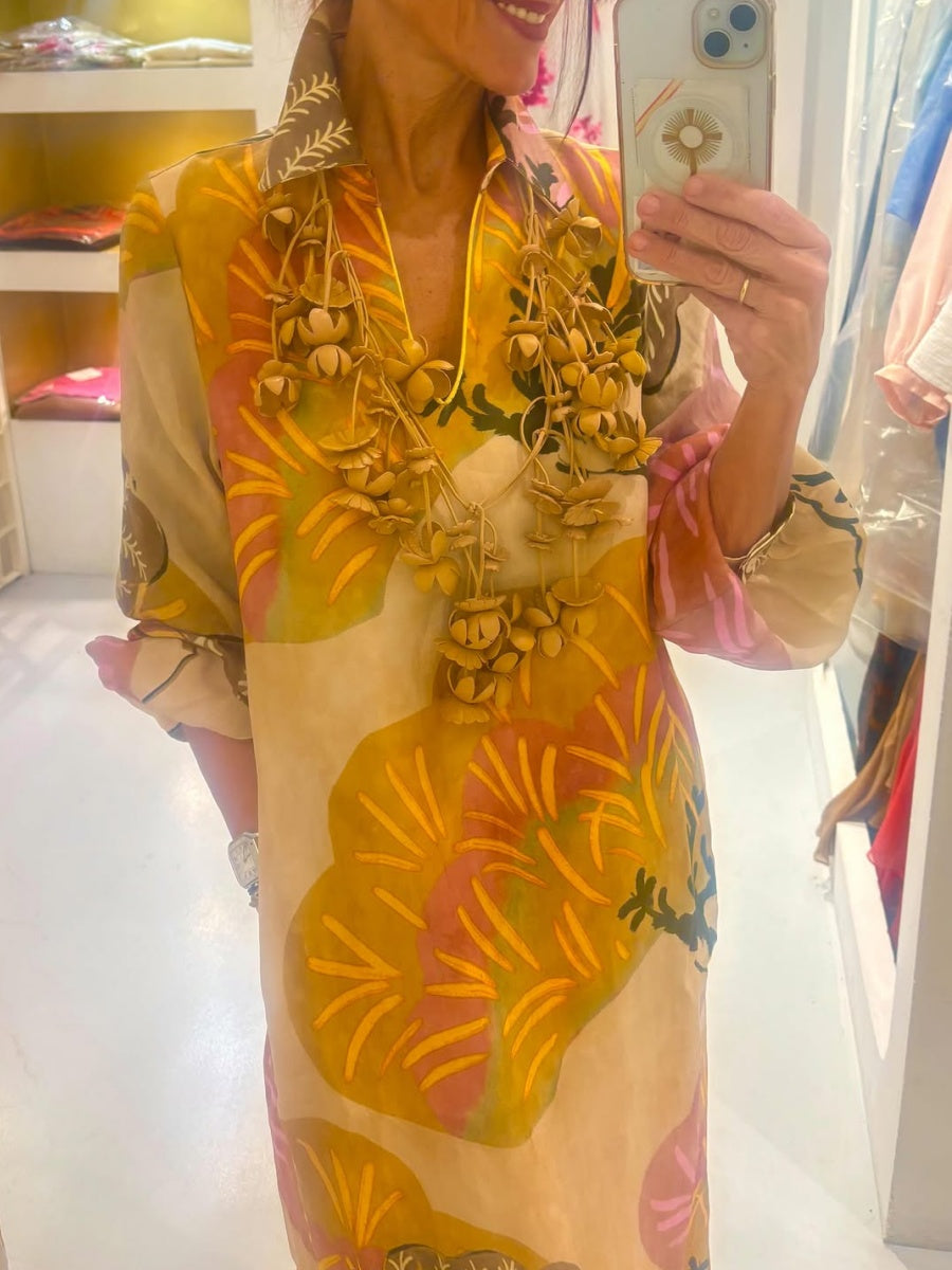 Multi V Neck Maxi Dress