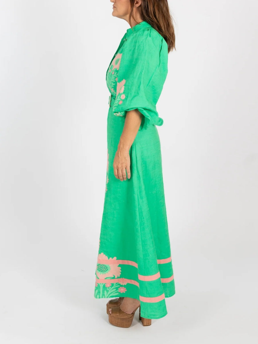 Balloon Sleeves Dress