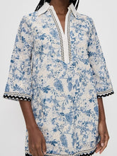 Floral Embroidery Mini Dress