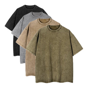 100% Cotton 230G Oversized Vintage Wash Shirts