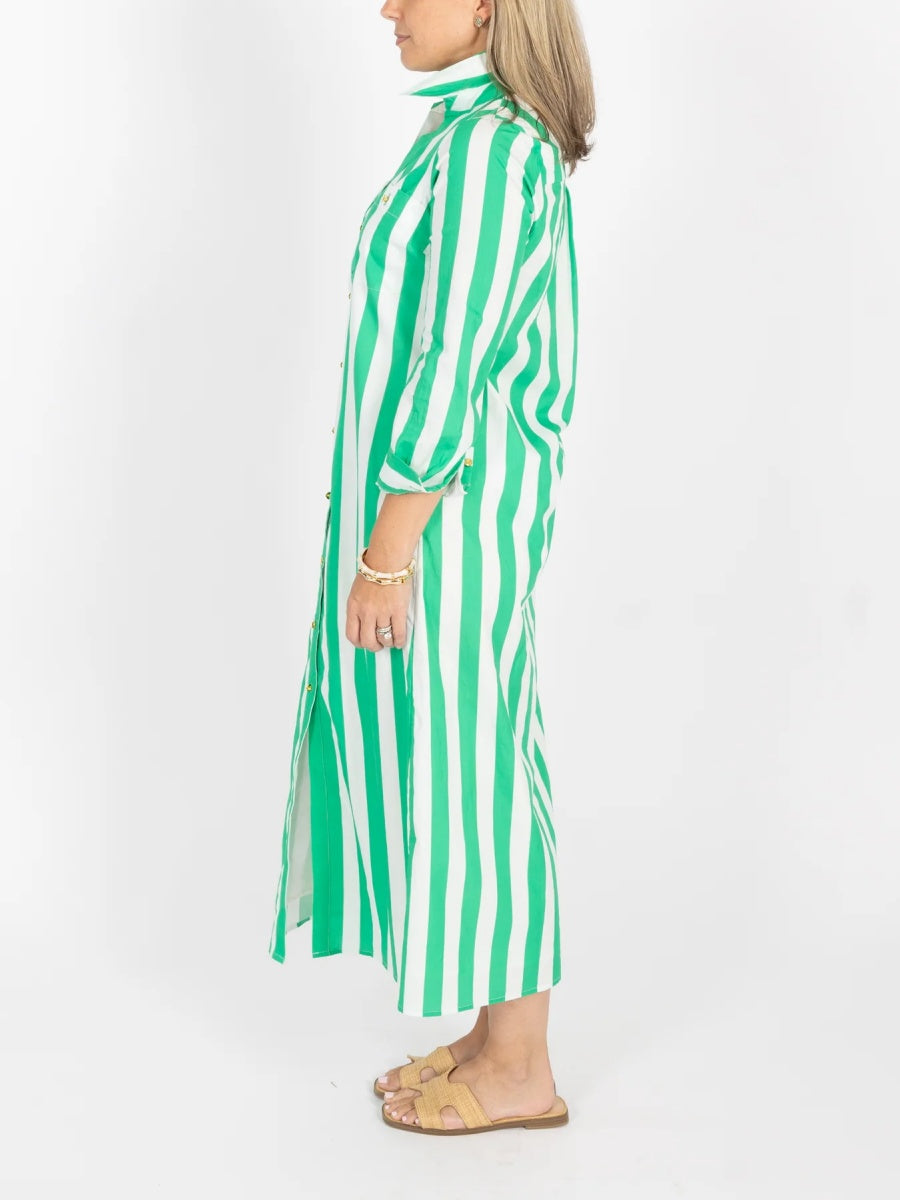 Green Stripe Dress