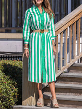 Green Stripe Dress