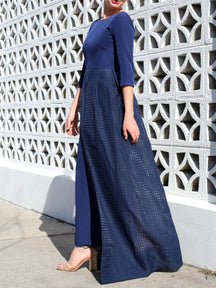 3/4 Length Sleeve Gown