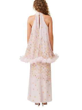 Elegant Floral Print Chiffon Set