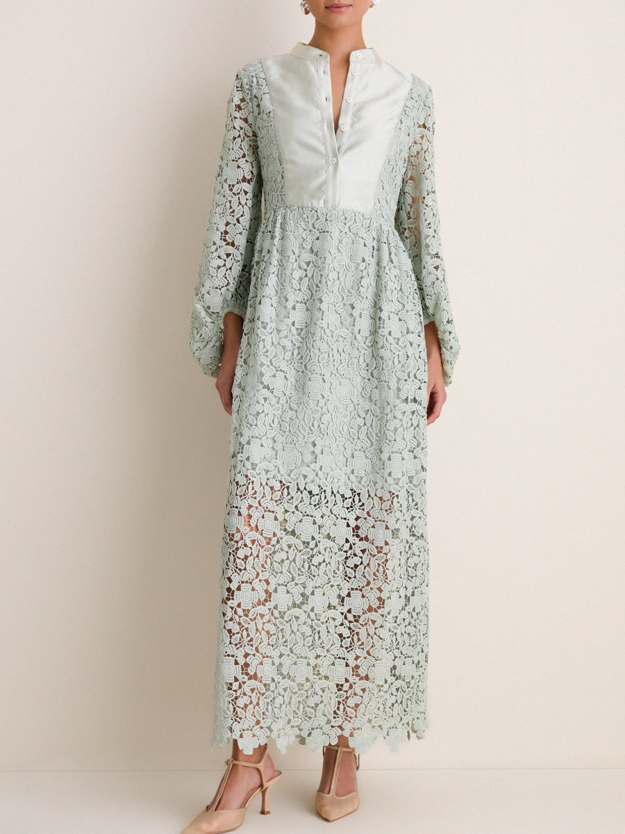 Sage Lace Dress