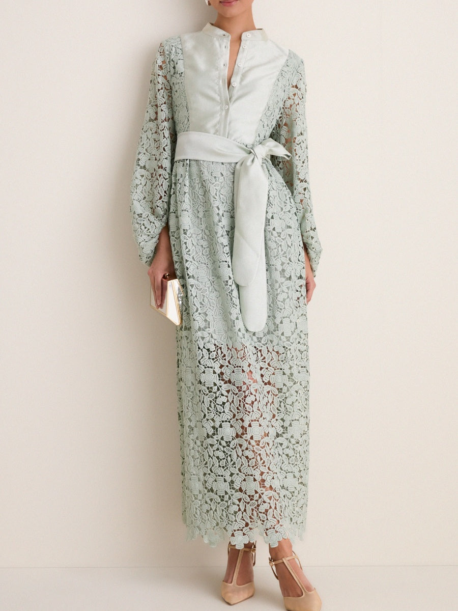 Sage Lace Dress