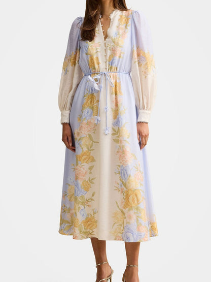 Floral Long Sleeve Dress