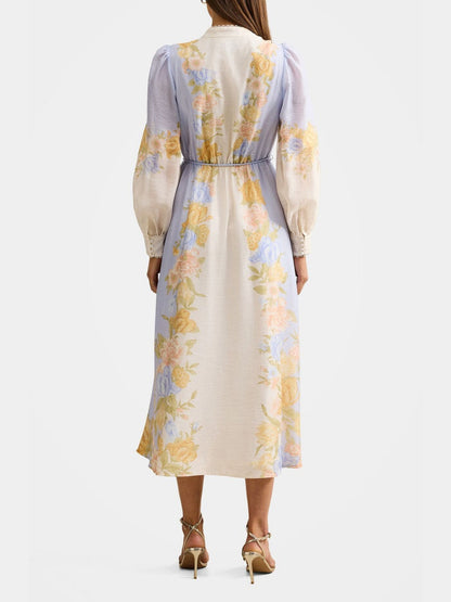 Floral Long Sleeve Dress