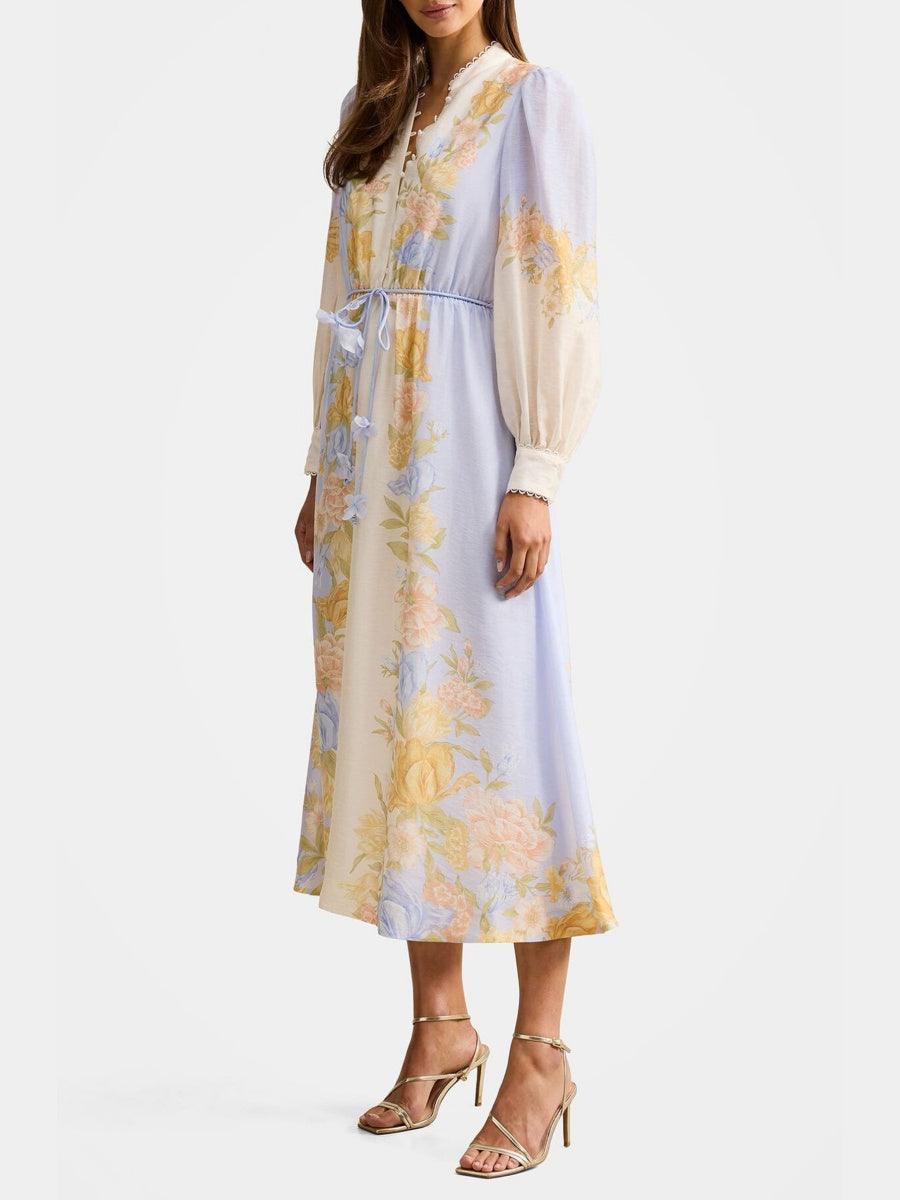 Floral Long Sleeve Dress