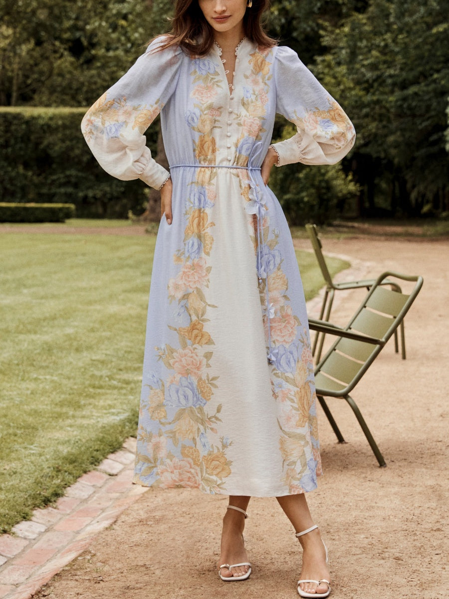 Floral Long Sleeve Dress