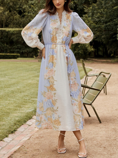 Floral Long Sleeve Dress