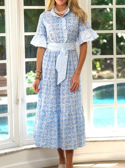 Ruffle Detailing Dress