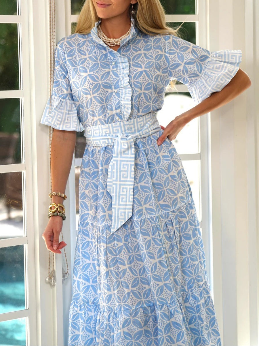 Ruffle Detailing Dress