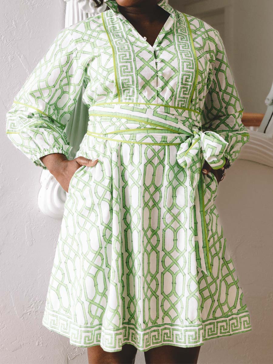 The Bamboo Printed Dress