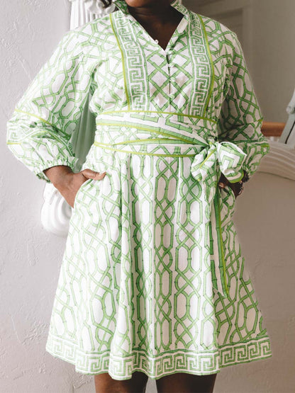 The Bamboo Printed Dress