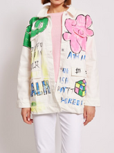 Graffiti Denim Coat